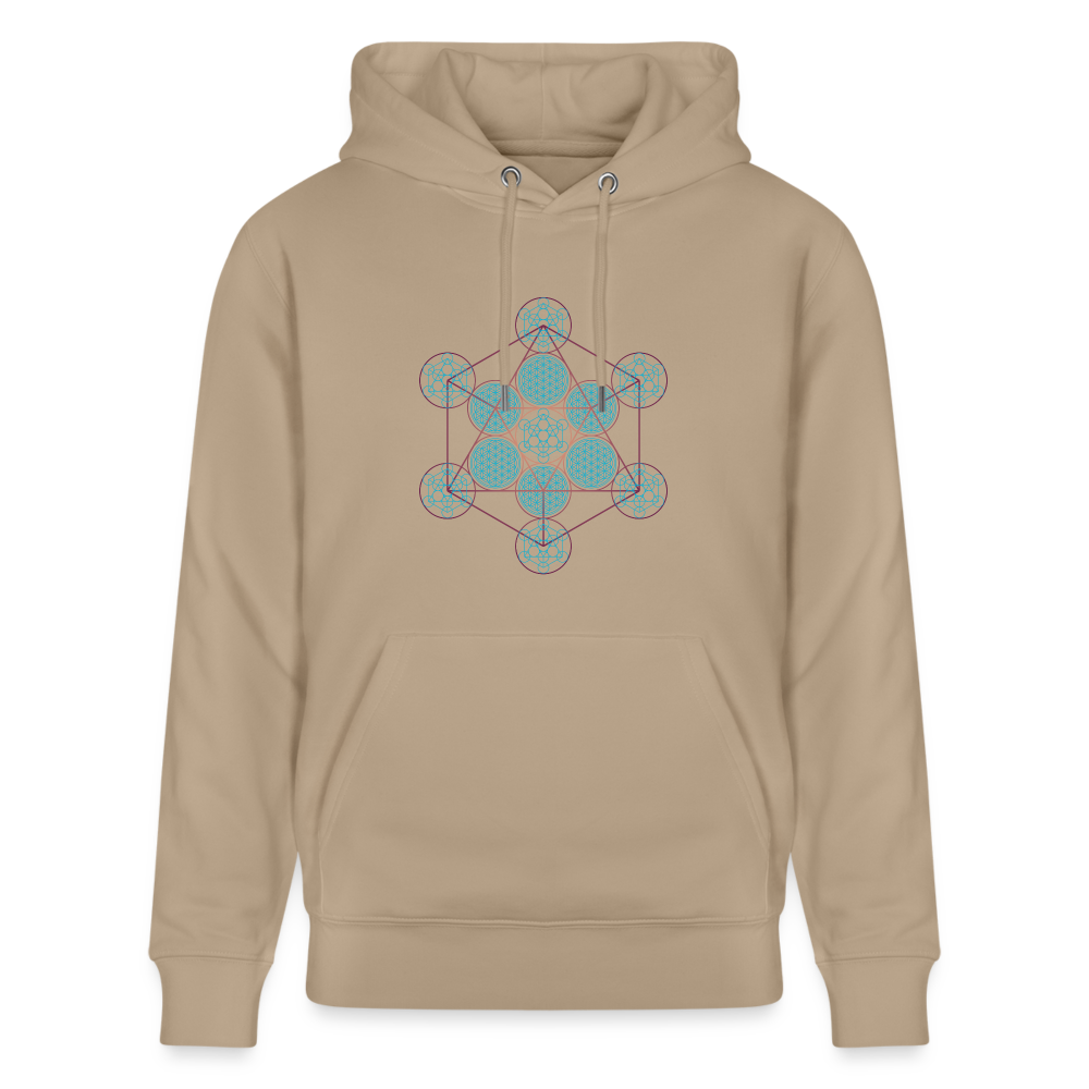 Metatron Pluton Sweat à capuche Femme - Coton Bio - beige