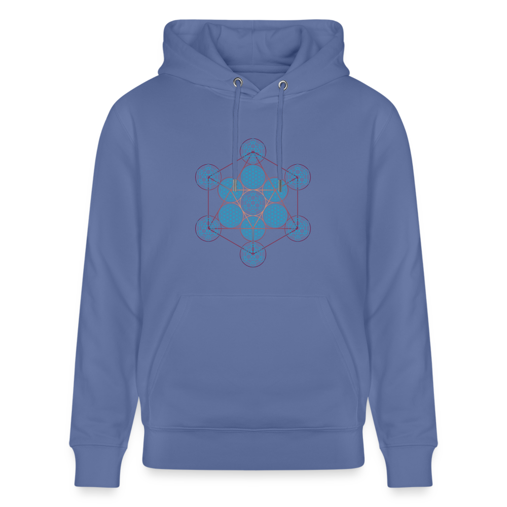 Metatron Pluton Sweat à capuche Femme - Coton Bio - bleu