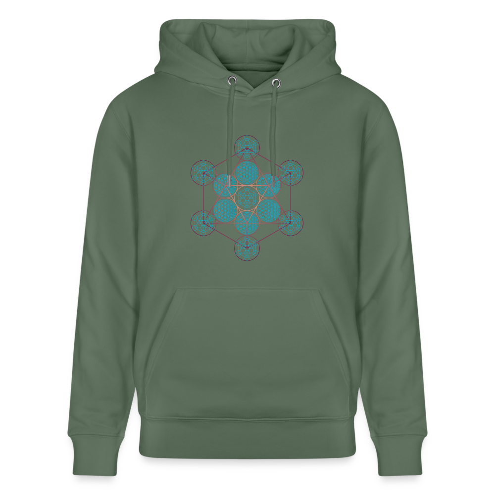 Metatron Pluton Sweat à capuche Homme - Coton Bio - vert sapin