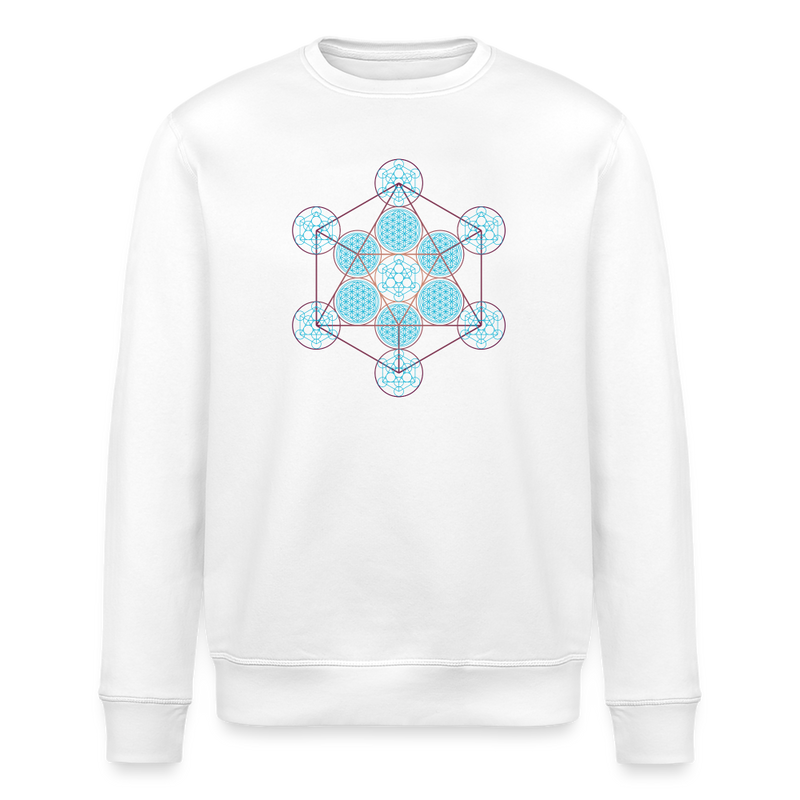 Metatron Pluton - Sweat-shirt Homme - Coton bio - blanc