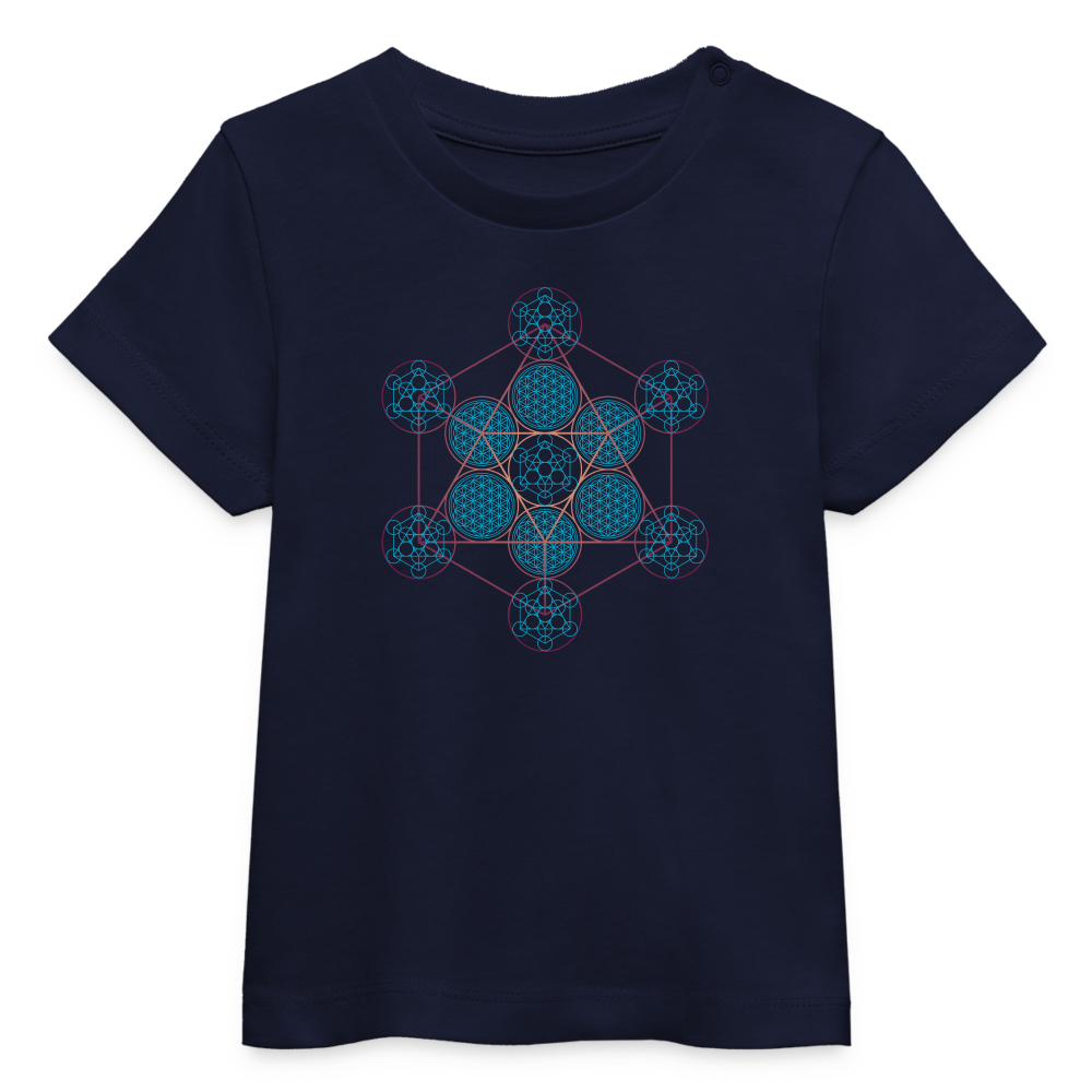 Metatron Pluton T-shirt  Bébé100% Coton bio - marine