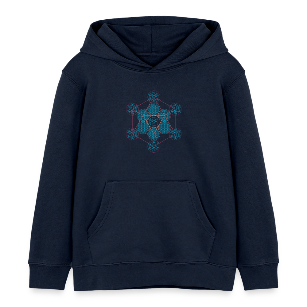 Metatron Pluton - Sweat à capuche Enfant - Coton bio - bleu marine