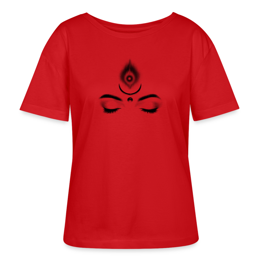 Troisième Oeil Éveil T-shirt Femme coton bio - rouge