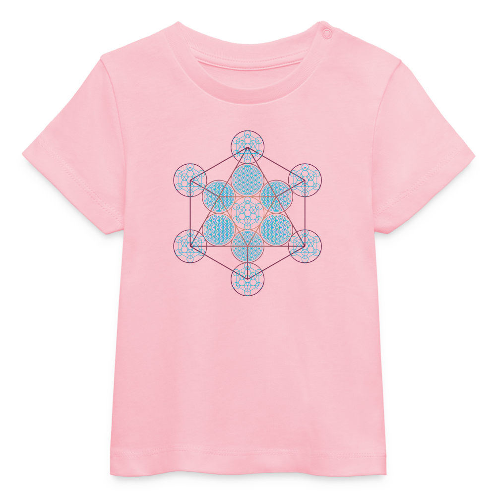 Metatron Pluton T-shirt  Bébé100% Coton bio - rose pâle