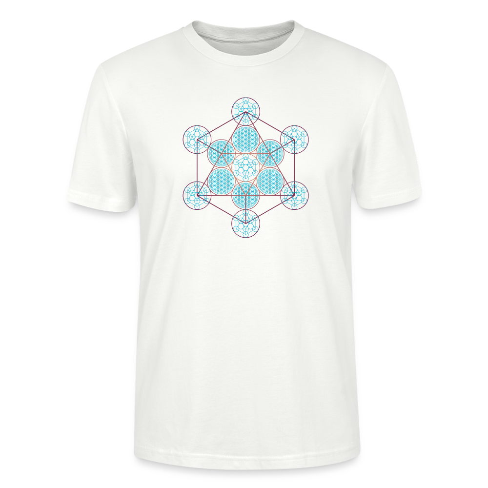 Metatron Pluton - T-shirt Homme - 100% Coton bio - blanc