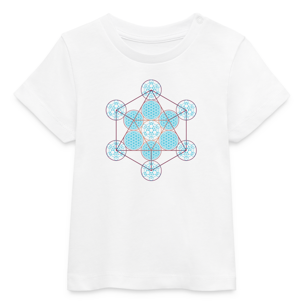 Metatron Pluton T-shirt  Bébé100% Coton bio - blanc