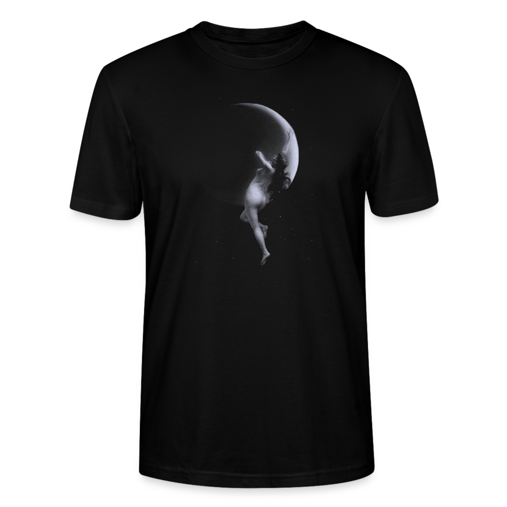 Féminin sacrée Nymphe et Lune - T-shirt Homme - noir