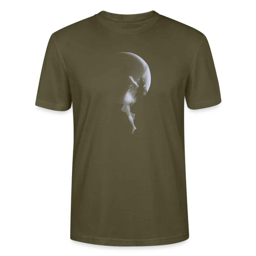 Féminin sacrée Nymphe et Lune - T-shirt Homme - kaki