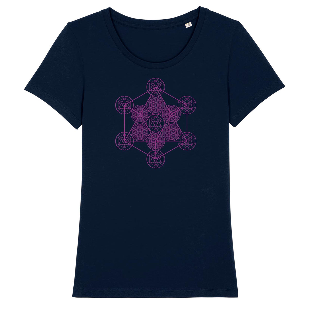 Métatron Sahasrara (chakra coronal)  T-shirt Femme - Coton bio